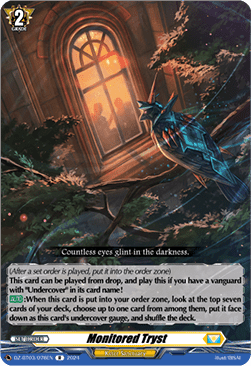 Monitored Tryst  (V.1 - Rare) - Dimensional Transcendence (Rare) [DZ-BT03-078]