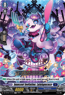 Innocent Invitation, Lalalapococo - Dimensional Transcendence (Common) [DZ-BT03-101]