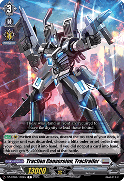 Traction Conversion, Tractrailer - Dimensional Transcendence (Common) [DZ-BT03-102]
