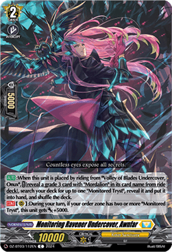 Monitoring Ravener Undercover, Awnfar - Dimensional Transcendence (Common) [DZ-BT03-112]