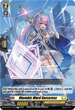 Rhombic Ward Sorceress - Dimensional Transcendence (Common) [DZ-BT03-113]