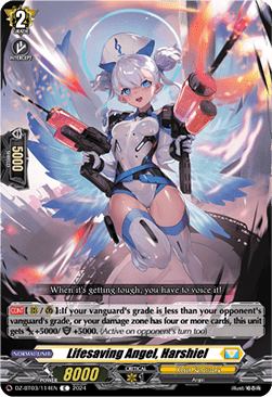 Lifesaving Angel, Harshiel - Dimensional Transcendence (Common) [DZ-BT03-114]