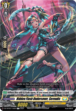 Hidden Flash Undercover, Serendis - Dimensional Transcendence (Common) [DZ-BT03-119]