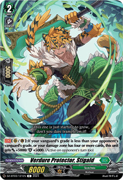 Verdure Protector, Stigald - Dimensional Transcendence (Common) [DZ-BT03-121]