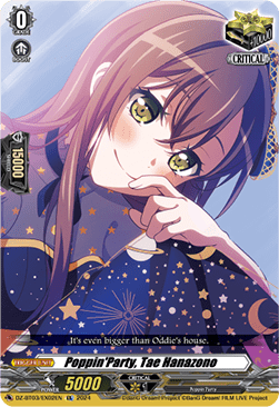Poppin'Party, Tae Hanazono  (V.1 - Special EX) - Dimensional Transcendence (Special EX) [DZ-BT03-EX02]