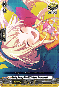 Hello, Happy World! Kokoro Tsurumaki  (V.1 - Special EX) - Dimensional Transcendence (Special EX) [DZ-BT03-EX21]