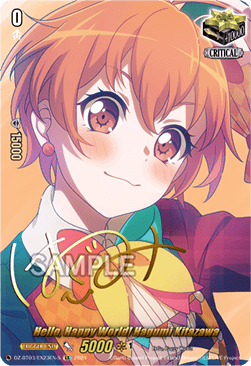 Hello, Happy World! Hagumi Kitazawa  (V.2 - Special EX) - Dimensional Transcendence (Special EX) [DZ-BT03-EX23-S]