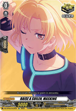 RAISE A SUILEN, MASKING  (V.1 - Special EX) - Dimensional Transcendence (Special EX) [DZ-BT03-EX33]
