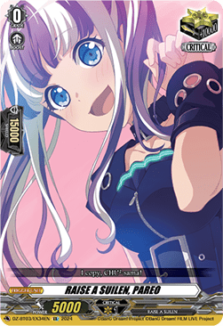 RAISE A SUILEN, PAREO  (V.1 - Special EX) - Dimensional Transcendence (Special EX) [DZ-BT03-EX34]