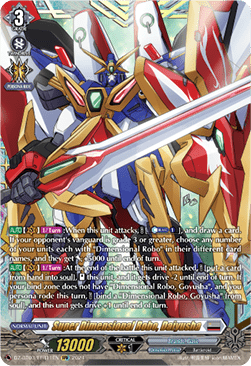 Super Dimensional Robo, Daiyusha  (V.2 - Double Frame Rare) - Dimensional Transcendence (Double Frame Rare) [DZ-BT03-FFR11]