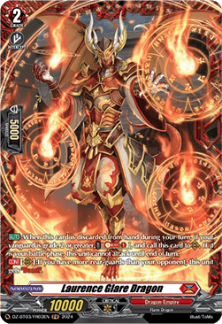 Laurence Glare Dragon  (V.2 - Frame Rare) - Dimensional Transcendence (Frame Rare) [DZ-BT03-FR03]