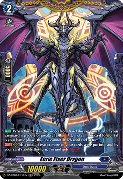 Eerie Fixer Dragon  (V.2 - Frame Rare) - Dimensional Transcendence (Frame Rare) [DZ-BT03-FR11]