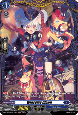 Winsome Clown  (V.2 - Frame Rare) - Dimensional Transcendence (Frame Rare) [DZ-BT03-FR15]