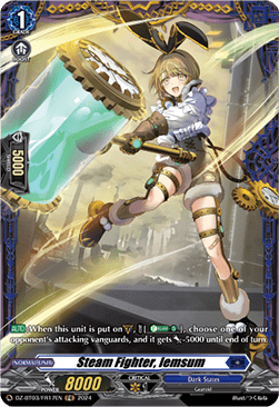 Steam Fighter, Iemsum  (V.2 - Frame Rare) - Dimensional Transcendence (Frame Rare) [DZ-BT03-FR17]