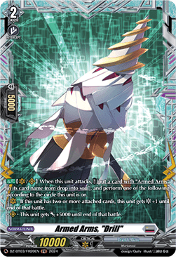 Armed Arms, "Drill"  (V.2 - Frame Rare) - Dimensional Transcendence (Frame Rare) [DZ-BT03-FR20]