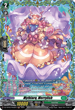 Mythiarq, Merrylish  (V.2 - Frame Rare) - Dimensional Transcendence (Frame Rare) [DZ-BT03-FR42]