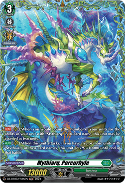 Mythiarq, Porcurhyle  (V.2 - Frame Rare) - Dimensional Transcendence (Frame Rare) [DZ-BT03-FR45]