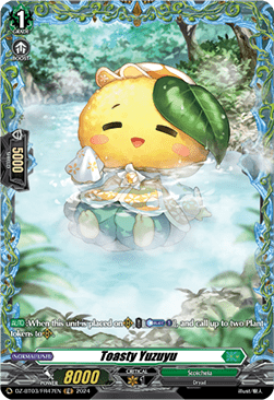 Toasty Yuzuyu  (V.2 - Frame Rare) - Dimensional Transcendence (Frame Rare) [DZ-BT03-FR47]