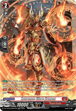 Laurence Glare Dragon  (V.3 - Silver Rare) - Dimensional Transcendence (Silver Rare) [DZ-BT03-SR07]