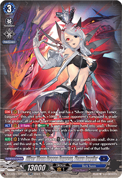 Silver Thorn Dragon Empress, Venus Luquier  (V.4 - Silver Rare) - Dimensional Transcendence (Silver Rare) [DZ-BT03-SR11]