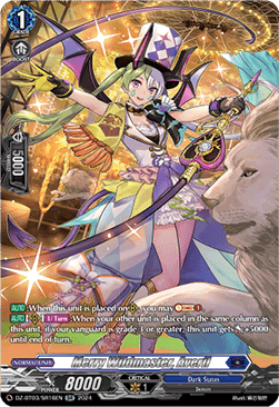 Merry Wildmaster, Averil  (V.3 - Silver Rare) - Dimensional Transcendence (Silver Rare) [DZ-BT03-SR16]