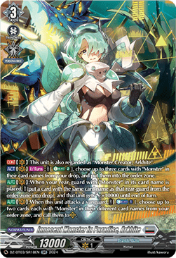 Innocent Monster in Paradise, Arkhite  (V.4 - Silver Rare) - Dimensional Transcendence (Silver Rare) [DZ-BT03-SR18]