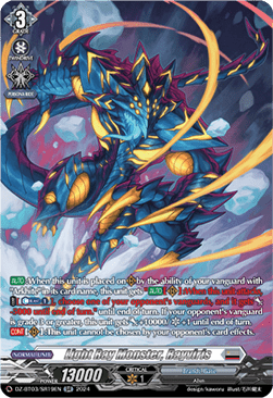 Light Ray Monster, Rayviris  (V.3 - Silver Rare) - Dimensional Transcendence (Silver Rare) [DZ-BT03-SR19]