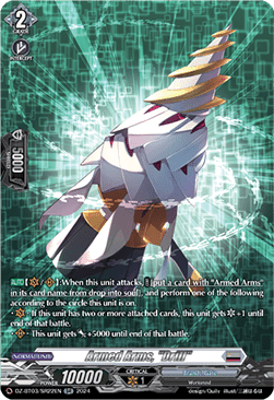 Armed Arms, "Drill"  (V.3 - Silver Rare) - Dimensional Transcendence (Silver Rare) [DZ-BT03-SR22]
