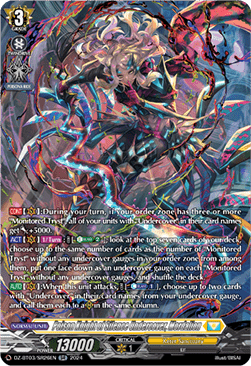 Poison Knight of Silence Undercover, Mordalion  (V.4 - Silver Rare) - Dimensional Transcendence (Silver Rare) [DZ-BT03-SR26]