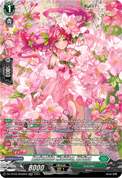 Amicable Maiden, Alvina  (V.3 - Silver Rare) - Dimensional Transcendence (Silver Rare) [DZ-BT03-SR36]