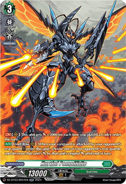 Hurtful Pompilidio  (V.3 - Silver Rare) - Dimensional Transcendence (Silver Rare) [DZ-BT03-SR37]