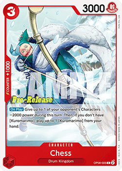 Chess (OP08-005) - Promos: Two Legends (Common) [OP08P-005]
