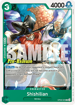 Shishilian (OP08-025) - Promos: Two Legends (Common) [OP08P-025]