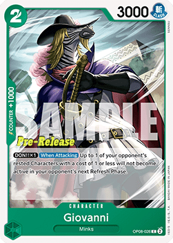 Giovanni (OP08-026) - Promos: Two Legends (Common) [OP08P-026]