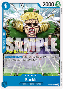 Buckin (OP08-051) - Promos: Two Legends (Common) [OP08P-051]