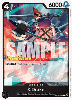X.Drake (OP08-093) - Promos: Two Legends (Common) [OP08P-093]
