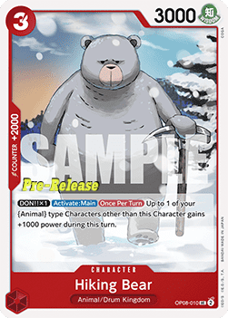 Hiking Bear (OP08-010) - Promos: Two Legends (Uncommon) [OP08P-010]