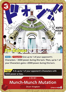 Munch-Munch Mutation (OP08-019) - Promos: Two Legends (Uncommon) [OP08P-019]