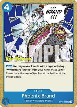 Phoenix Brand (OP08-055) - Promos: Two Legends (Uncommon) [OP08P-055]