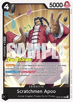 Scratchmen Apoo (OP08-087) - Promos: Two Legends (Uncommon) [OP08P-087]