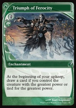Triumph of Ferocity - Mystery Booster 2 (Uncommon) [MB2-135]