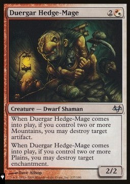 Duergar Hedge-Mage - Mystery Booster 2: Reprints from Across Magic's History (Uncommon)