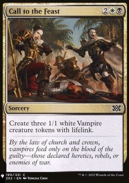 Call to the Feast - Mystery Booster 2: Reprints from Across Magic's History (Common)