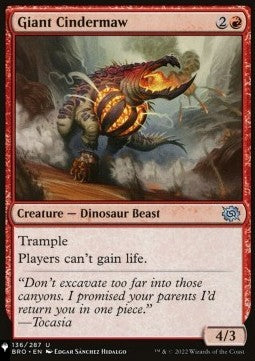 Giant Cindermaw - Mystery Booster 2: Reprints from Across Magic's History (Uncommon)