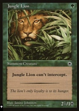 Jungle Lion - Mystery Booster 2: Reprints from Across Magic's History (Common)