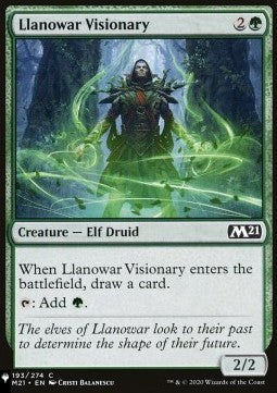 Llanowar Visionary - Mystery Booster 2: Reprints from Across Magic's History (Common)