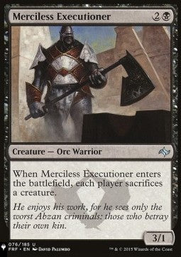 Merciless Executioner - Mystery Booster 2: Reprints from Across Magic's History (Uncommon)