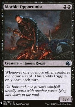 Morbid Opportunist - Mystery Booster 2: Reprints from Across Magic's History (Uncommon)