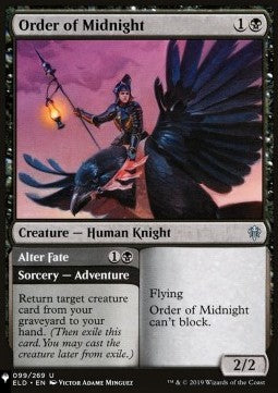Order of Midnight // Alter Fate - Mystery Booster 2: Reprints from Across Magic's History (Uncommon)