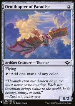 Ornithopter of Paradise - Mystery Booster 2: Reprints from Across Magic's History (Common)